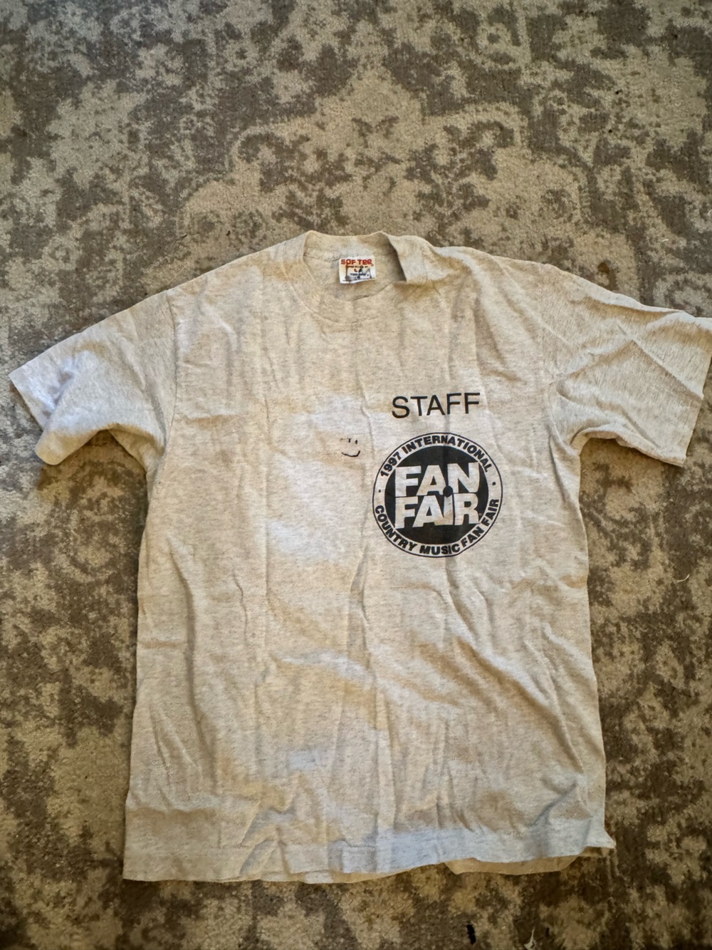 Gray 'Fan Fair' aka CMA feat “country music fan fair” 1997 Staff T-Shirt